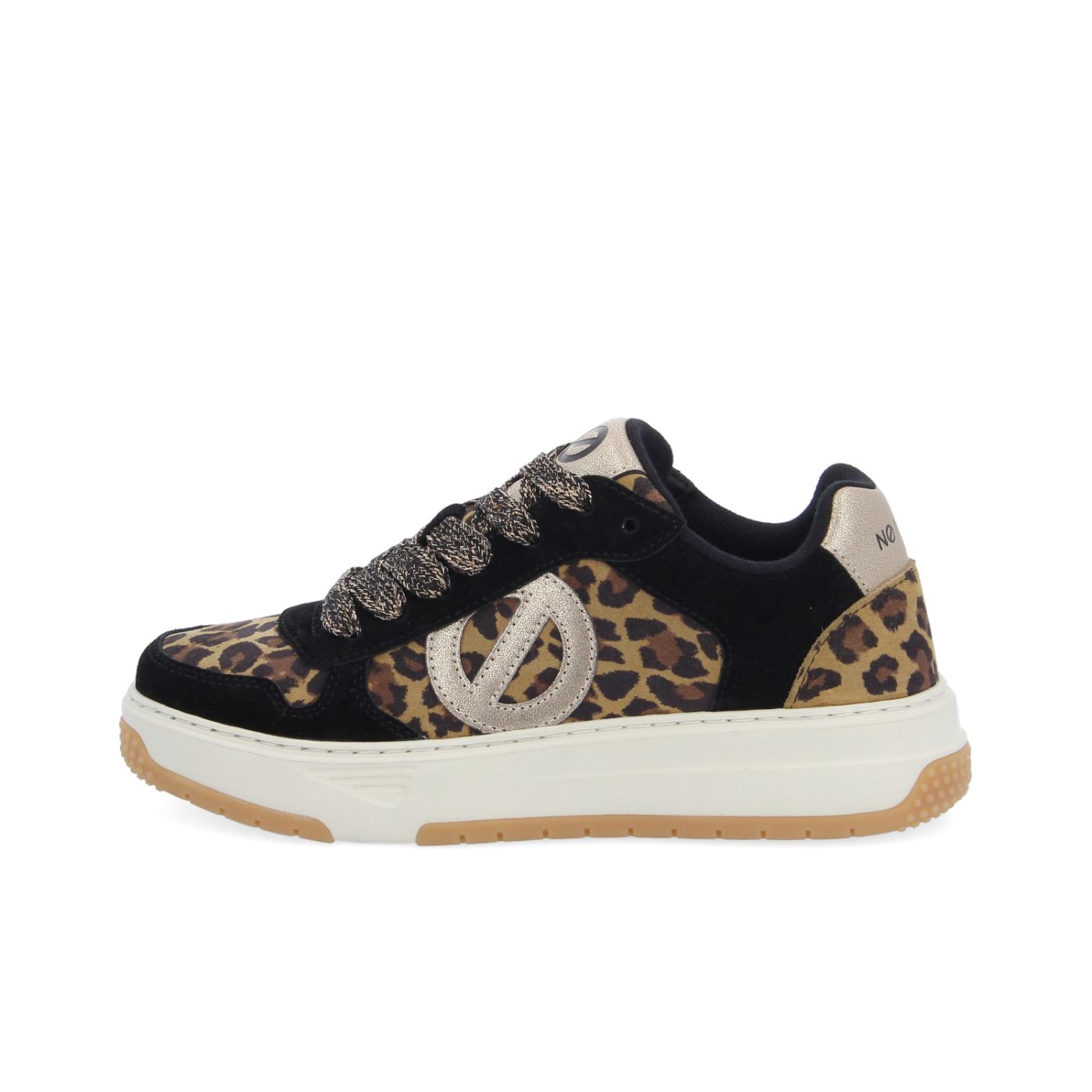 ALISON SNEAKER W - SDE/SDE.LEO/GLO - BLACK/LEOPARD